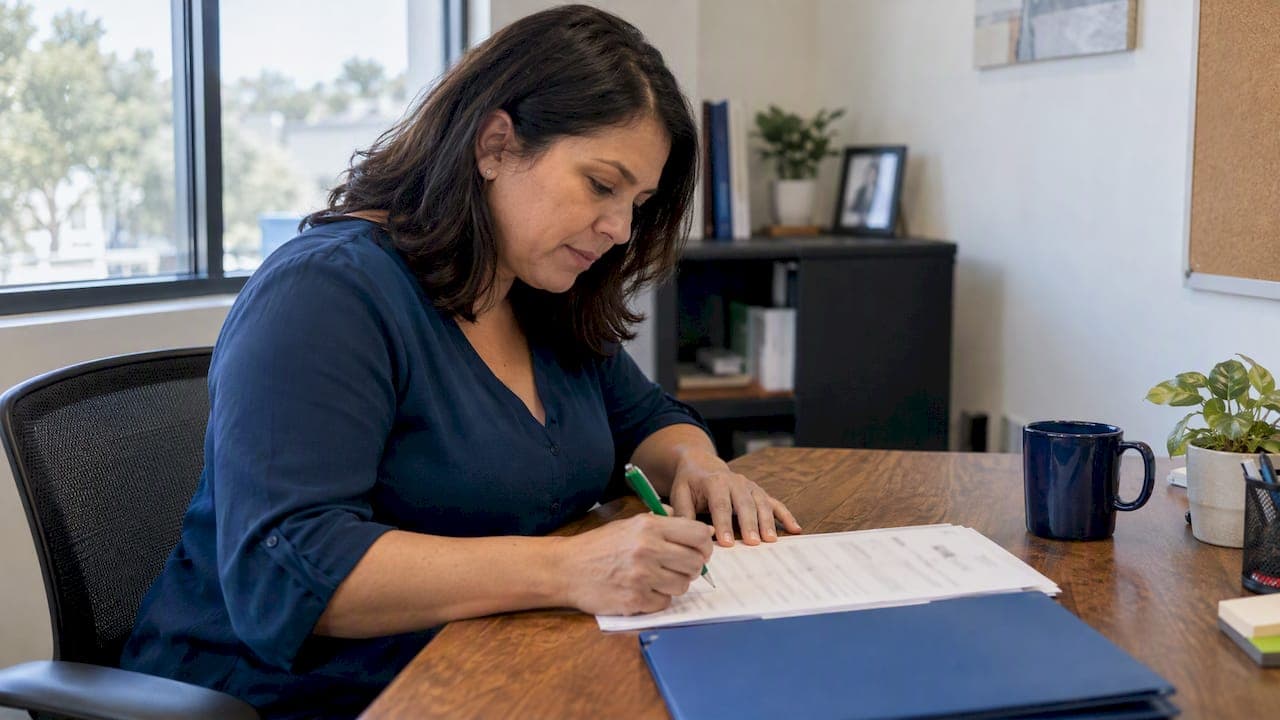Fill Every LLC-12 Field for California: Items 1–8 and $20 Fee